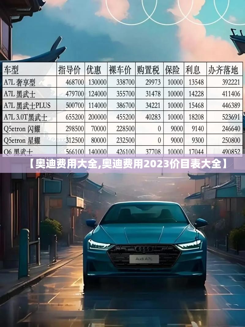 【奥迪费用大全,奥迪费用2023价目表大全】 【奥迪费用大全,奥迪费用2023价目表大全】