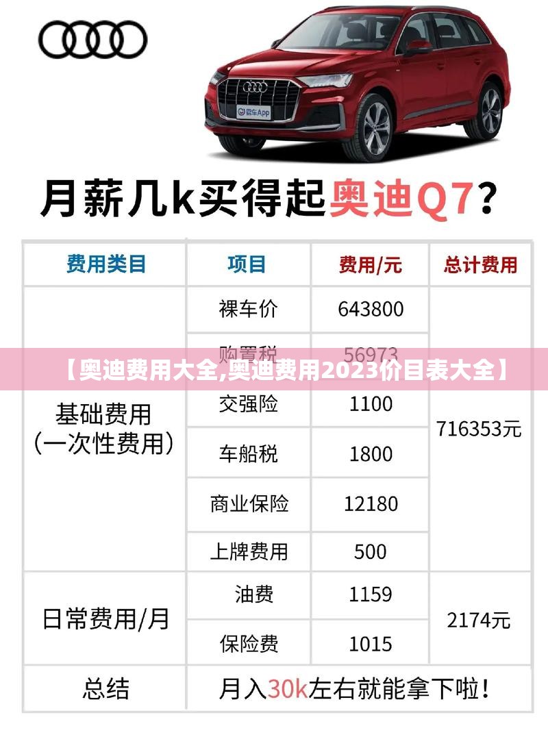 【奥迪费用大全,奥迪费用2023价目表大全】 【奥迪费用大全,奥迪费用2023价目表大全】