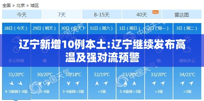 辽宁新增10例本土:辽宁继续发布高温及强对流预警 辽宁新增10例本土:辽宁继续发布高温及强对流预警