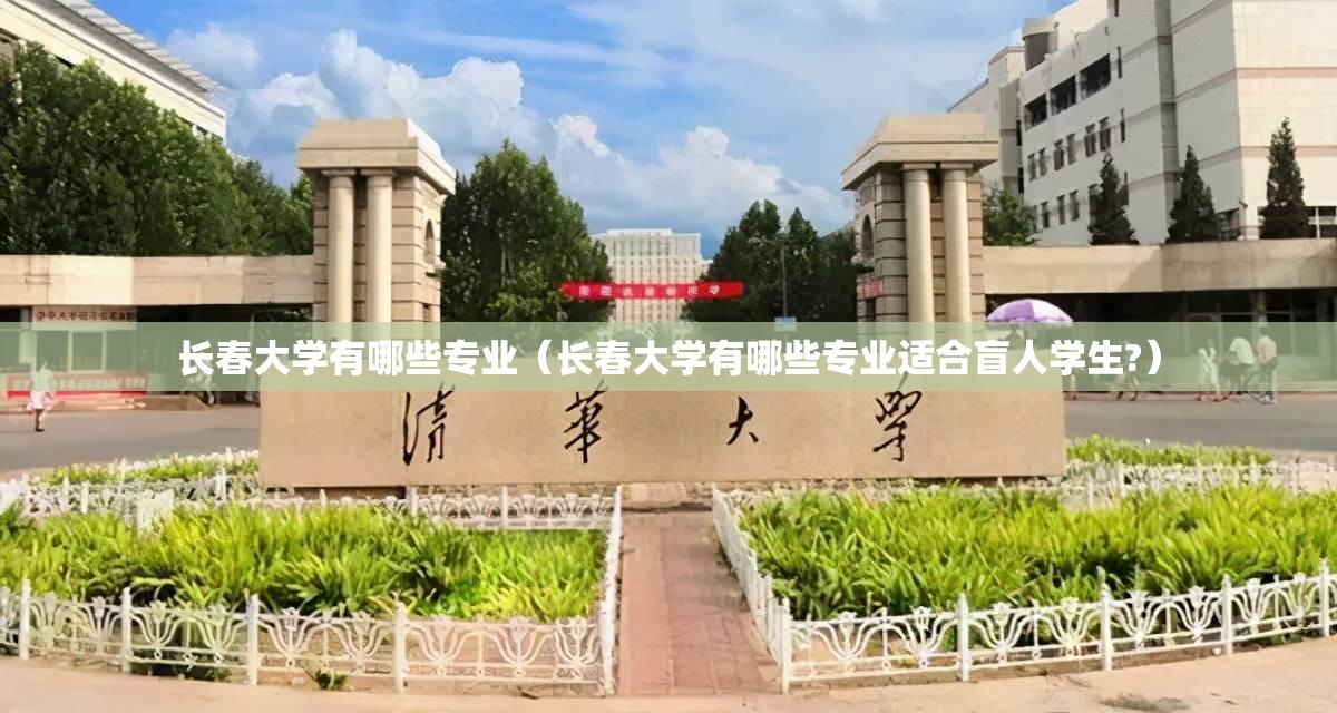 长春大学有哪些专业（长春大学有哪些专业适合盲人学生?）