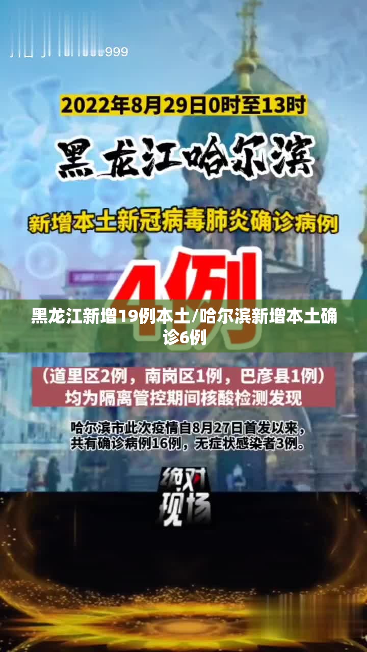 黑龙江新增19例本土/哈尔滨新增本土确诊6例 黑龙江新增19例本土/哈尔滨新增本土确诊6例