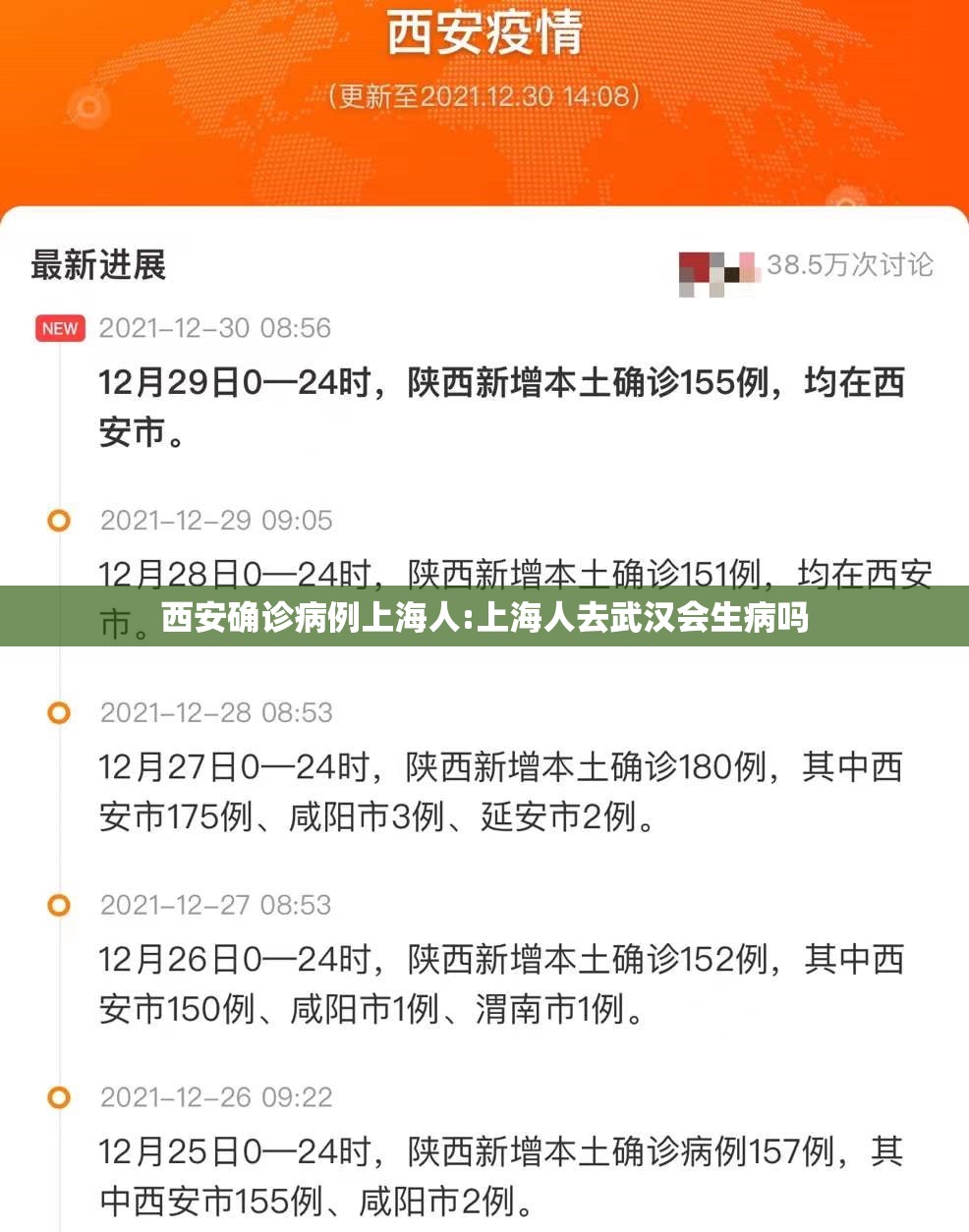 西安确诊病例上海人:上海人去武汉会生病吗 西安确诊病例上海人:上海人去武汉会生病吗