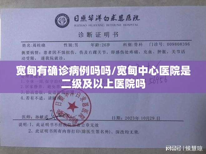 宽甸有确诊病例吗吗/宽甸中心医院是二级及以上医院吗