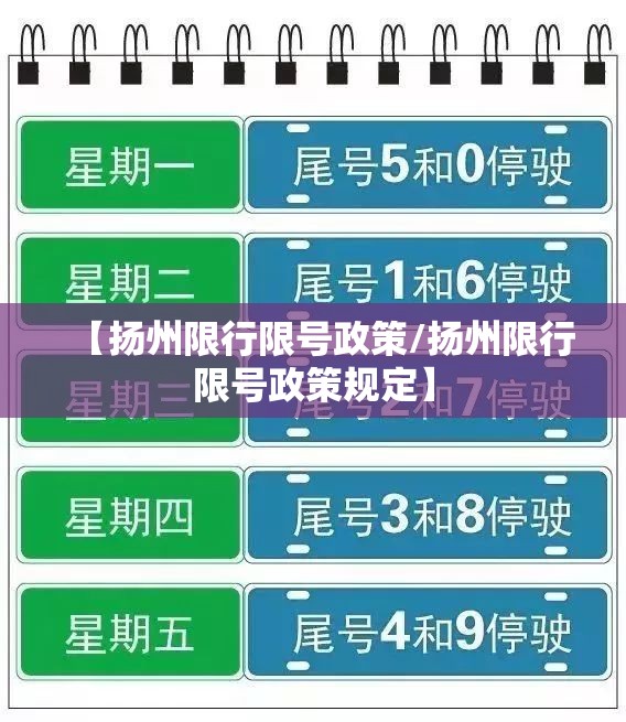 【扬州限行限号政策/扬州限行限号政策规定】