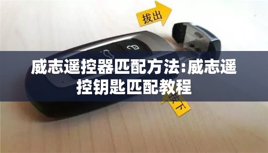 威志遥控器匹配方法:威志遥控钥匙匹配教程