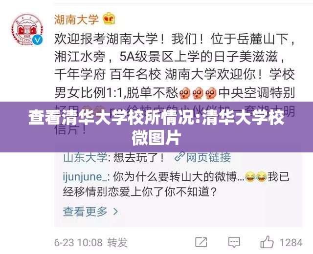 查看清华大学校所情况:清华大学校微图片 查看清华大学校所情况:清华大学校微图片