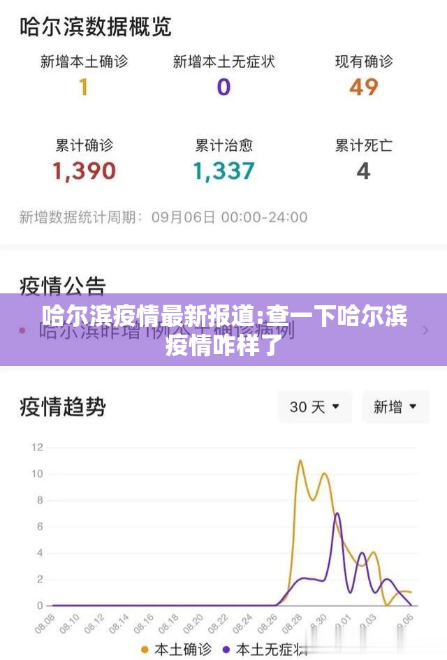 哈尔滨疫情最新报道:查一下哈尔滨疫情咋样了 哈尔滨疫情最新报道:查一下哈尔滨疫情咋样了