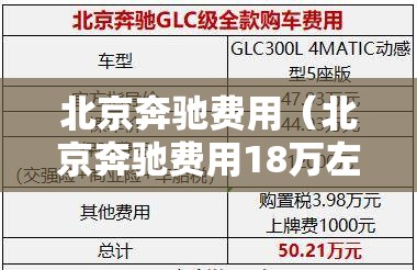 北京奔驰费用（北京奔驰费用18万左右的车型）