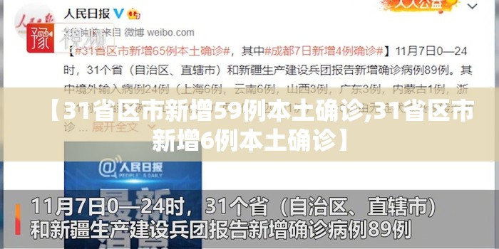 【31省区市新增59例本土确诊,31省区市新增6例本土确诊】 【31省区市新增59例本土确诊,31省区市新增6例本土确诊】