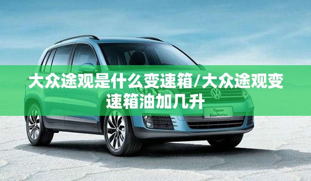 大众途观是什么变速箱/大众途观变速箱油加几升