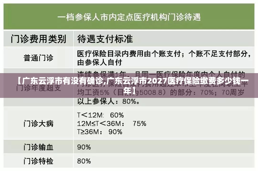 【广东云浮市有没有确诊,广东云浮市2027医疗保险缴费多少钱一年】 【广东云浮市有没有确诊,广东云浮市2027医疗保险缴费多少钱一年】