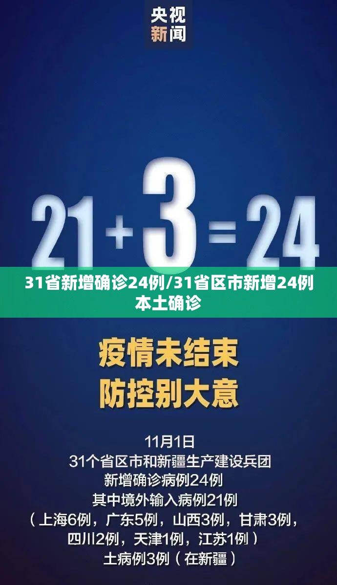 31省新增确诊24例/31省区市新增24例本土确诊 31省新增确诊24例/31省区市新增24例本土确诊