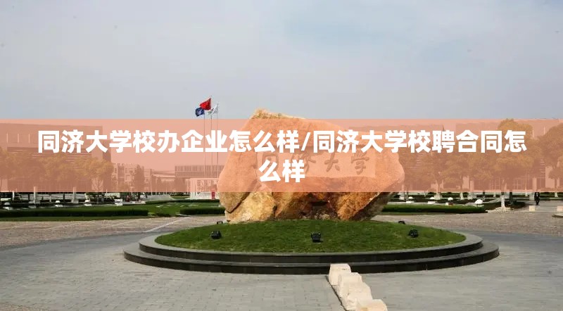 同济大学校办企业怎么样/同济大学校聘合同怎么样 同济大学校办企业怎么样/同济大学校聘合同怎么样