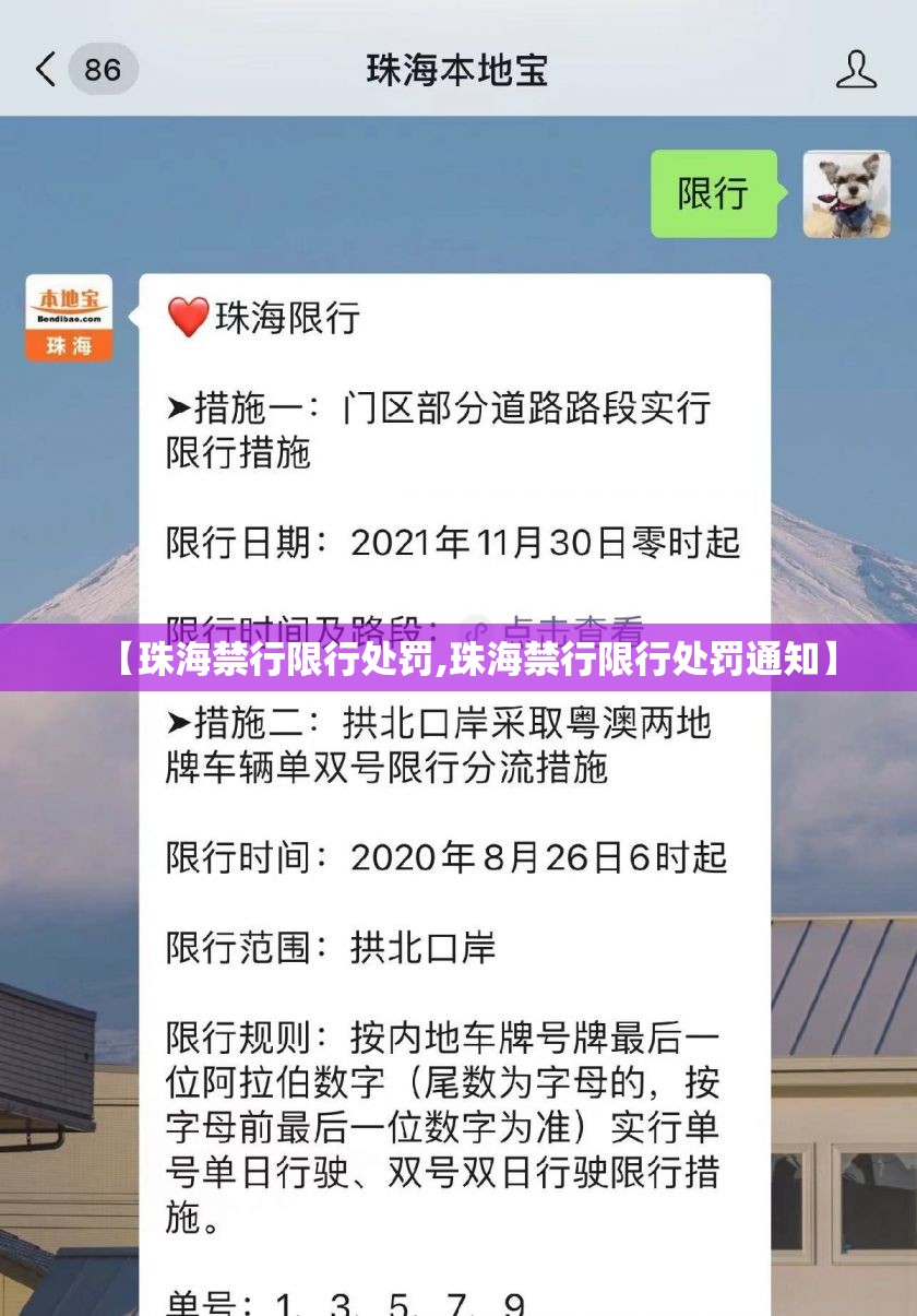 【珠海禁行限行处罚,珠海禁行限行处罚通知】