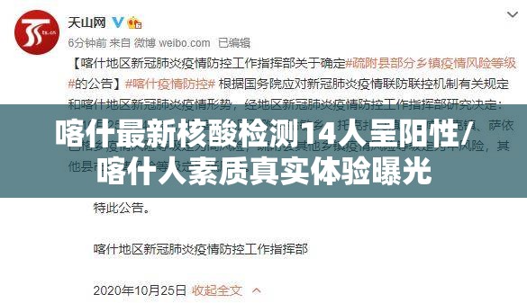 喀什最新核酸检测14人呈阳性/喀什人素质真实体验曝光 喀什最新核酸检测14人呈阳性/喀什人素质真实体验曝光
